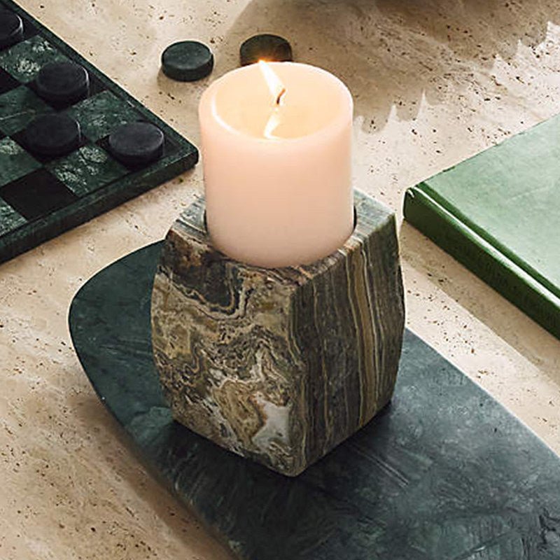Orson Soporte de velas Onyx