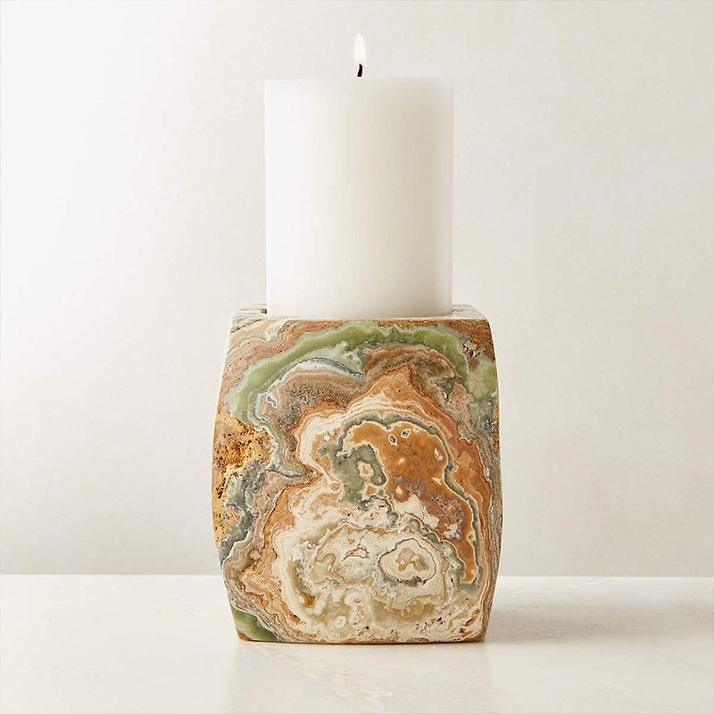 Orson Soporte de velas Onyx