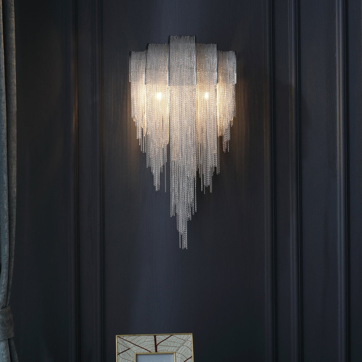 Chains aplique de pared Postmodern de lujo Tassel