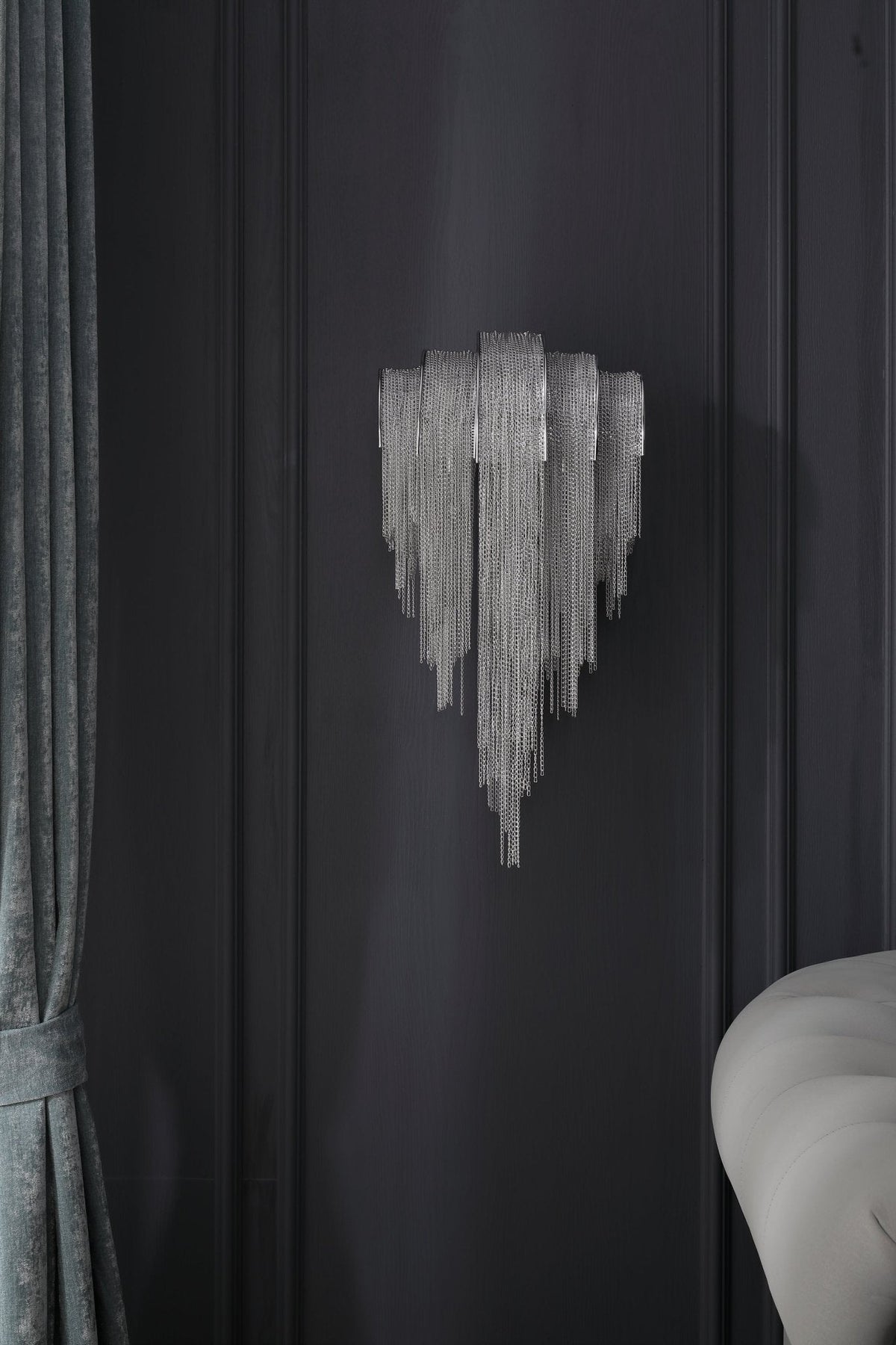 Chains aplique de pared Postmodern de lujo Tassel