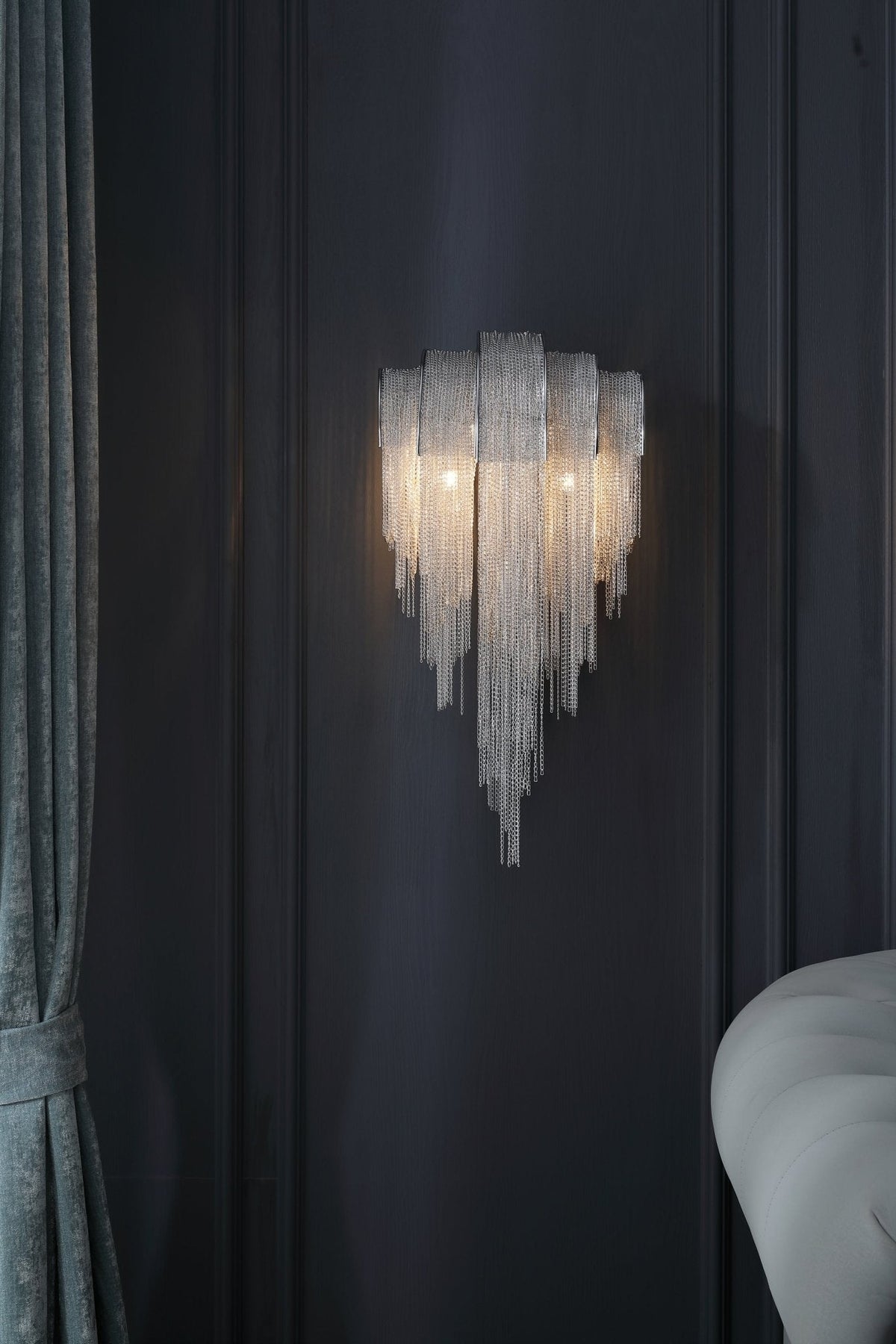 Chains aplique de pared Postmodern de lujo Tassel