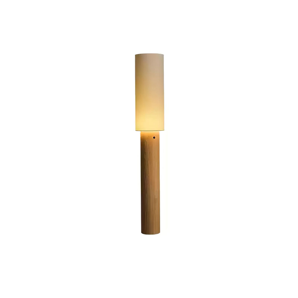 Uvynir lámpara de pie cilíndrica de madera