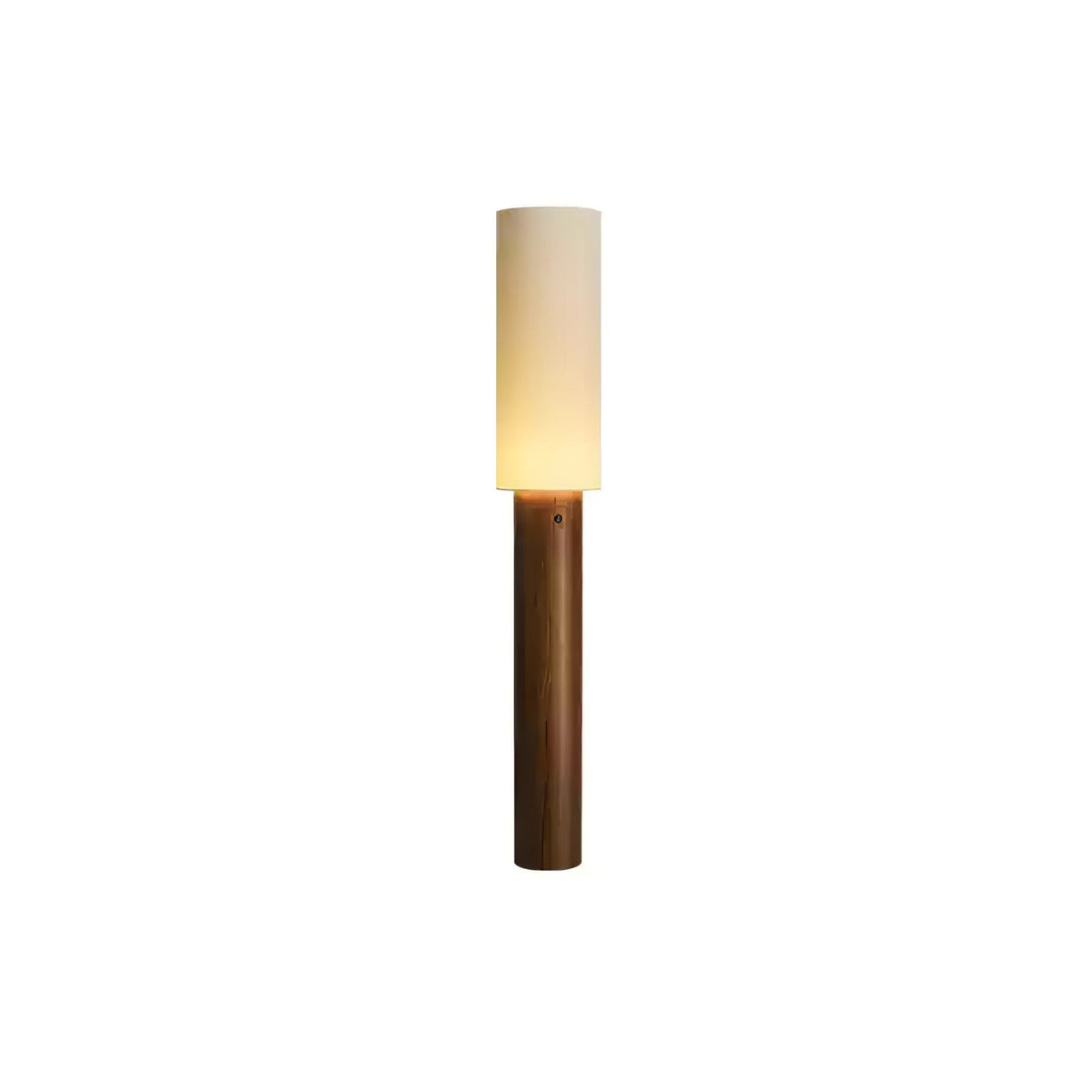 Uvynir lámpara de pie cilíndrica de madera