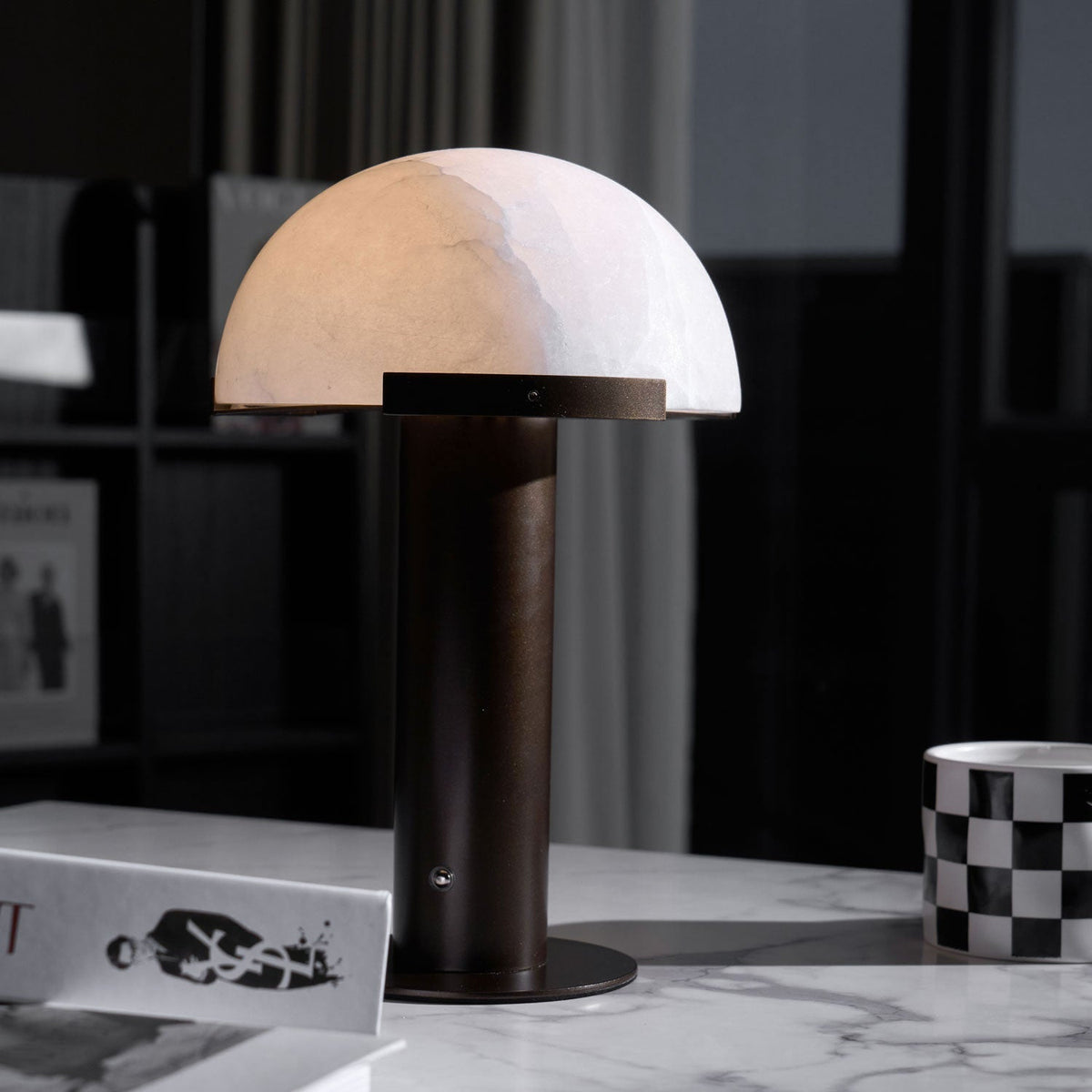 Keir lámpara de mesa de alabastro