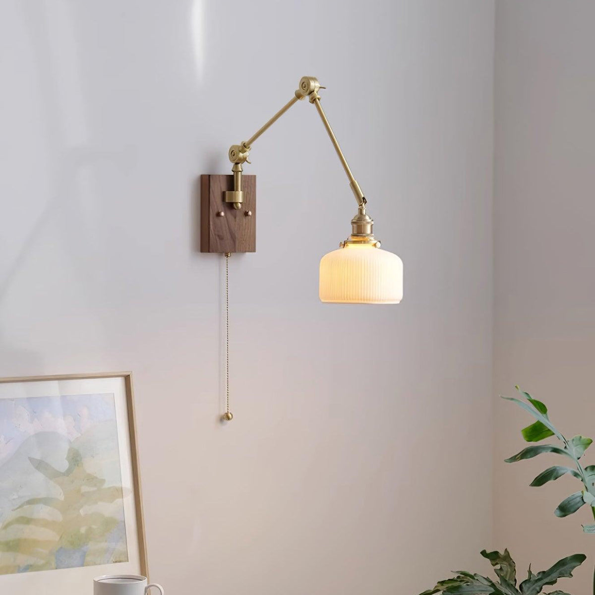 Vetra aplique de pared vintage regulable con brazo oscilante