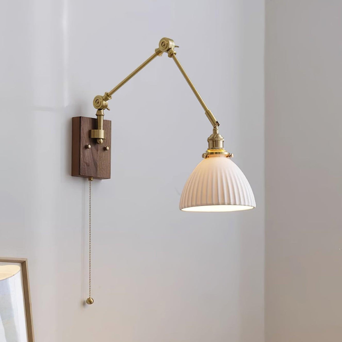 Vetra aplique de pared vintage regulable con brazo oscilante