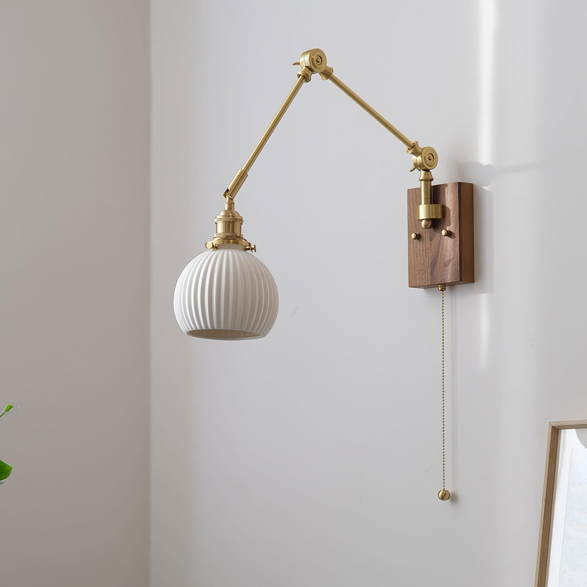 Vetra aplique de pared vintage regulable con brazo oscilante