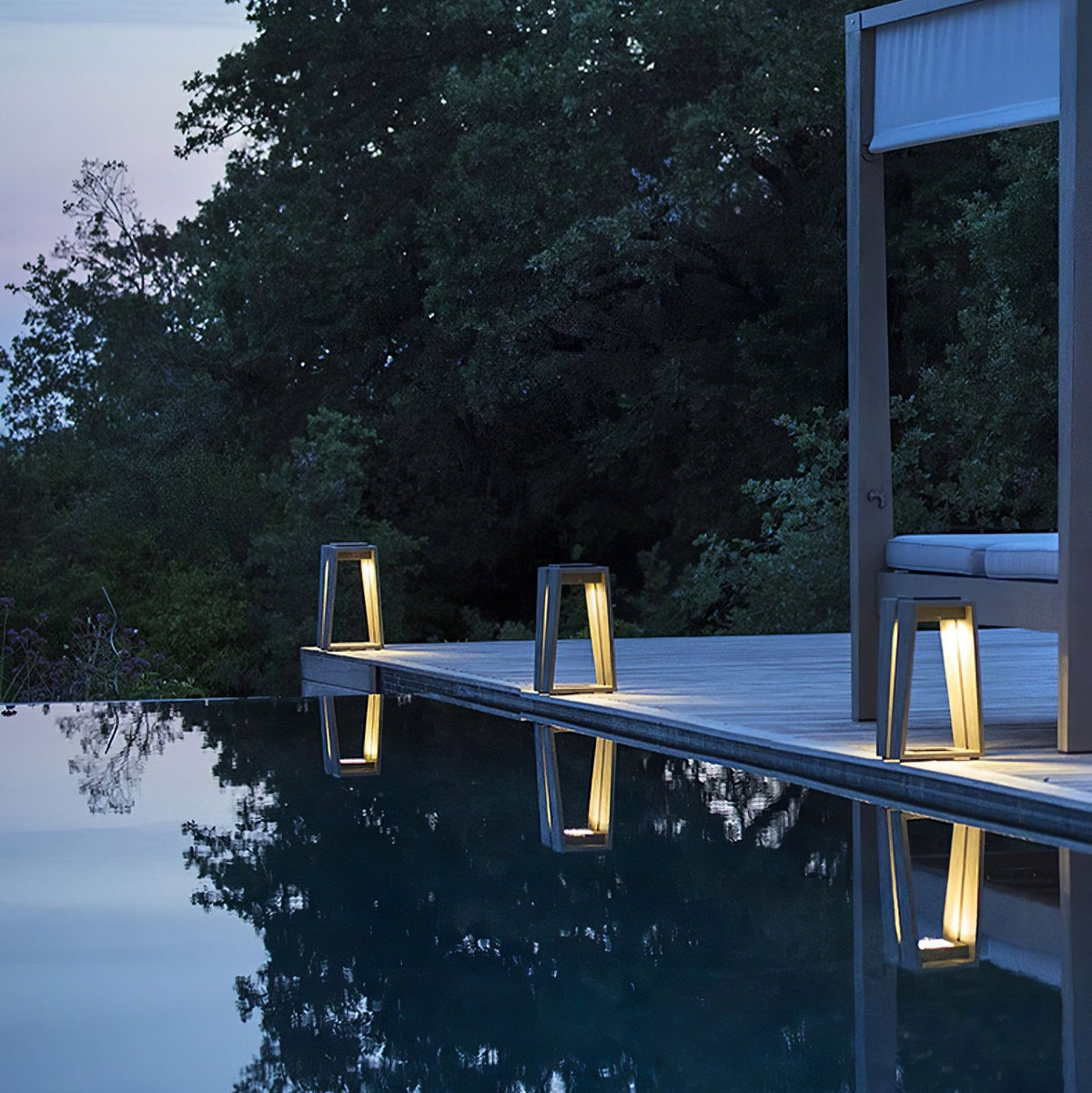 Kovara Solar exterior Bollard Light