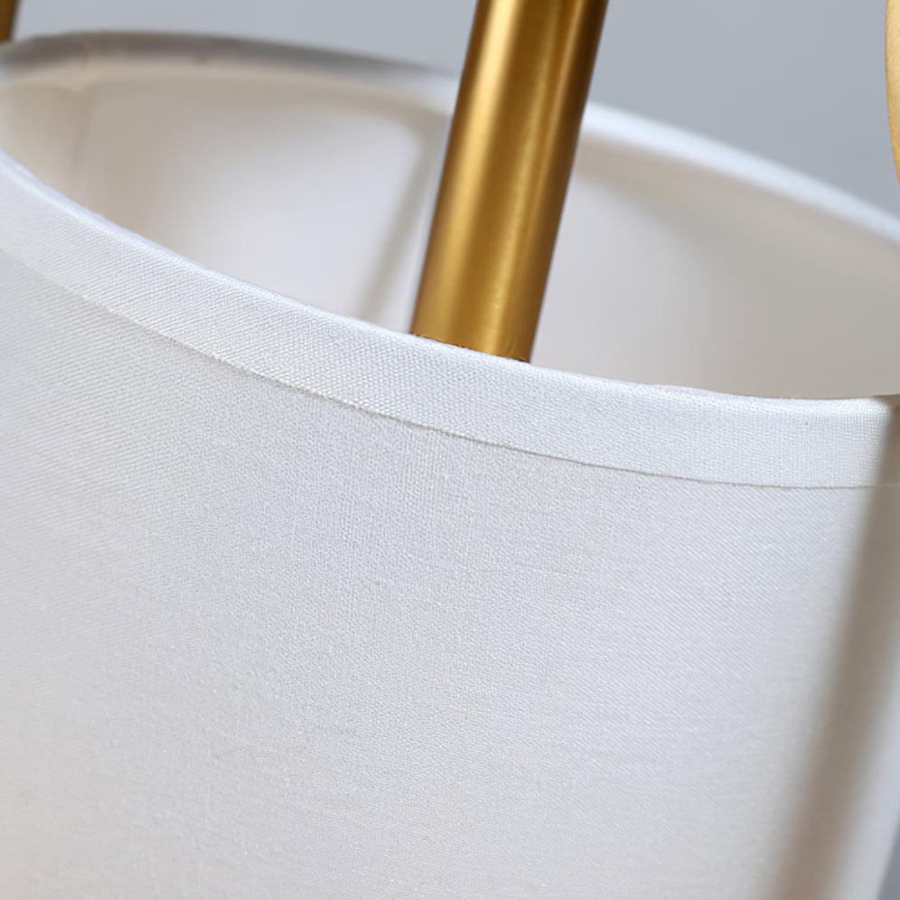 Lineraine lámpara de mesa clásica de tejido