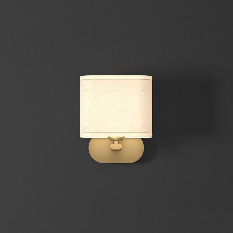 Myth aplique de pared en latón con tejido