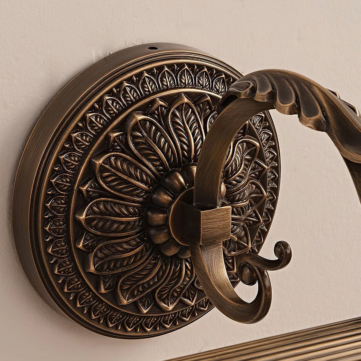 Oriinora aplique de pared en latón