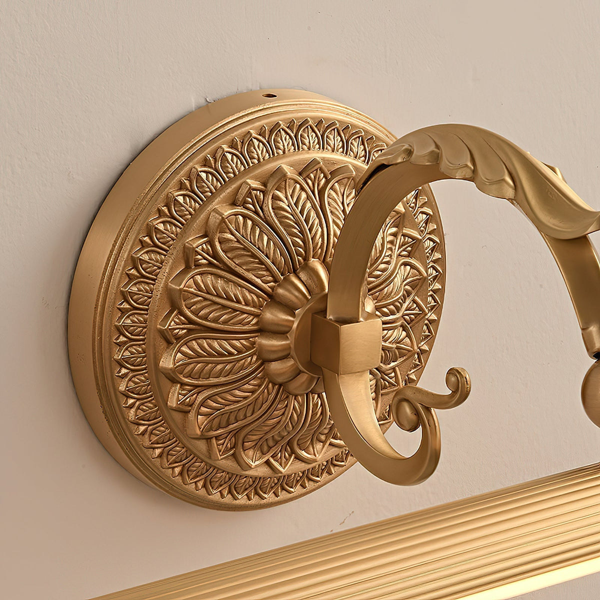 Oriinora aplique de pared en latón