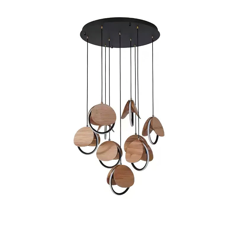 Avvelen lámpara colgante geométrica de madera