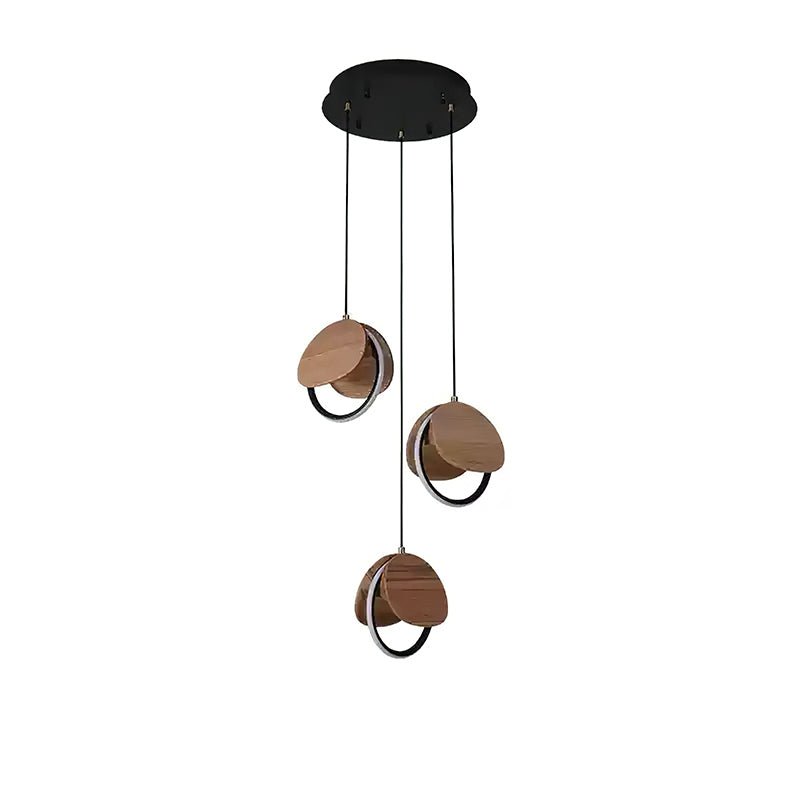 Avvelen lámpara colgante geométrica de madera