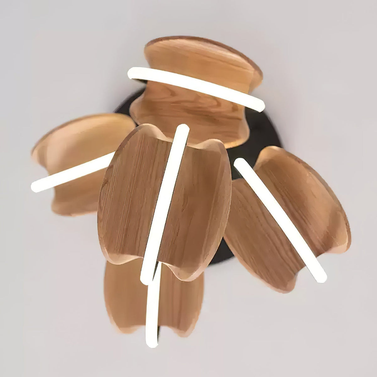 Avvelen lámpara colgante geométrica de madera