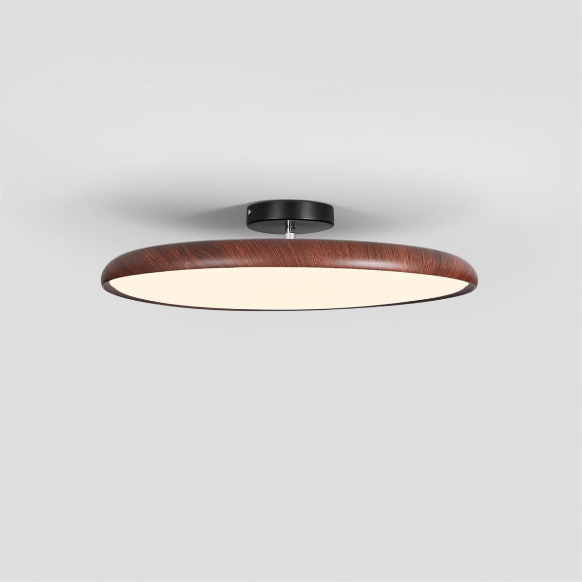 Aira lámpara de techo ovalada semi-flush