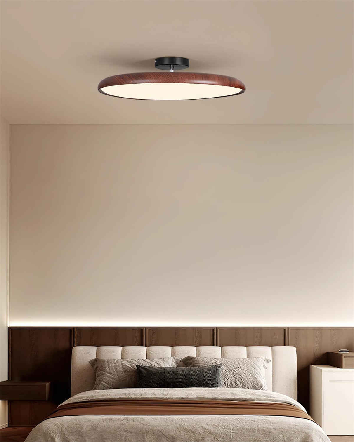 Aira lámpara de techo ovalada semi-flush