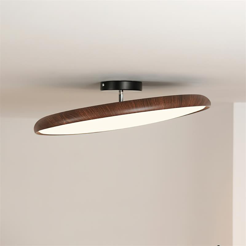 Aira lámpara de techo ovalada semi-flush