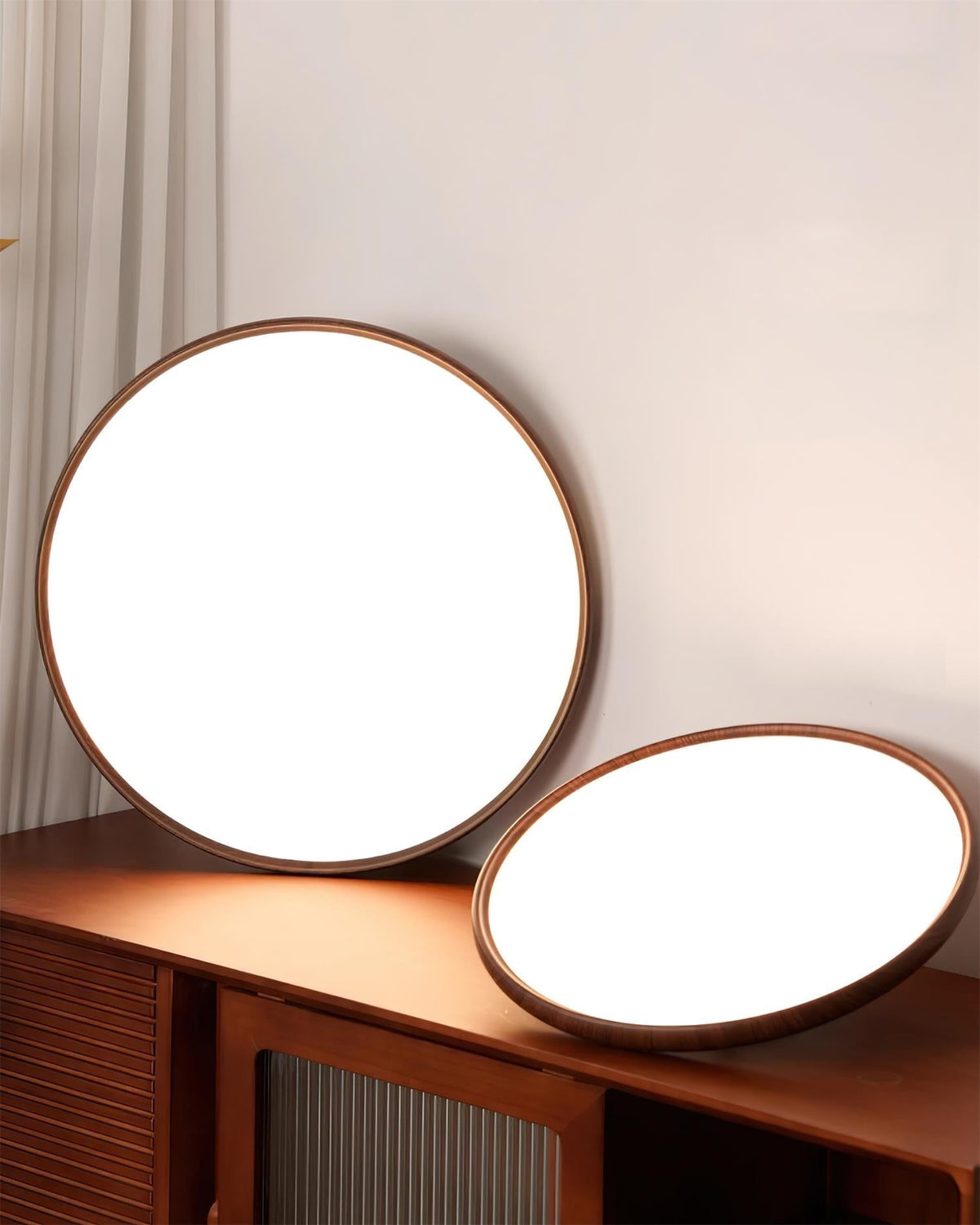 Aira lámpara de techo ovalada semi-flush