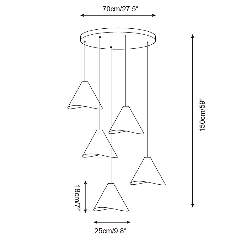 Terierora lámpara colgante
