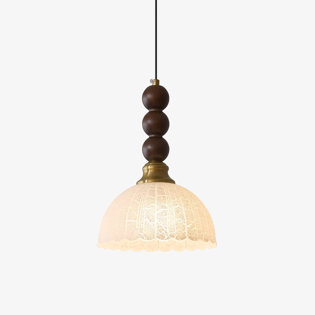 Avshaara lámpara colgante de elegancia tradicional y estilo vintage con pantalla de tejido y estructura de madera