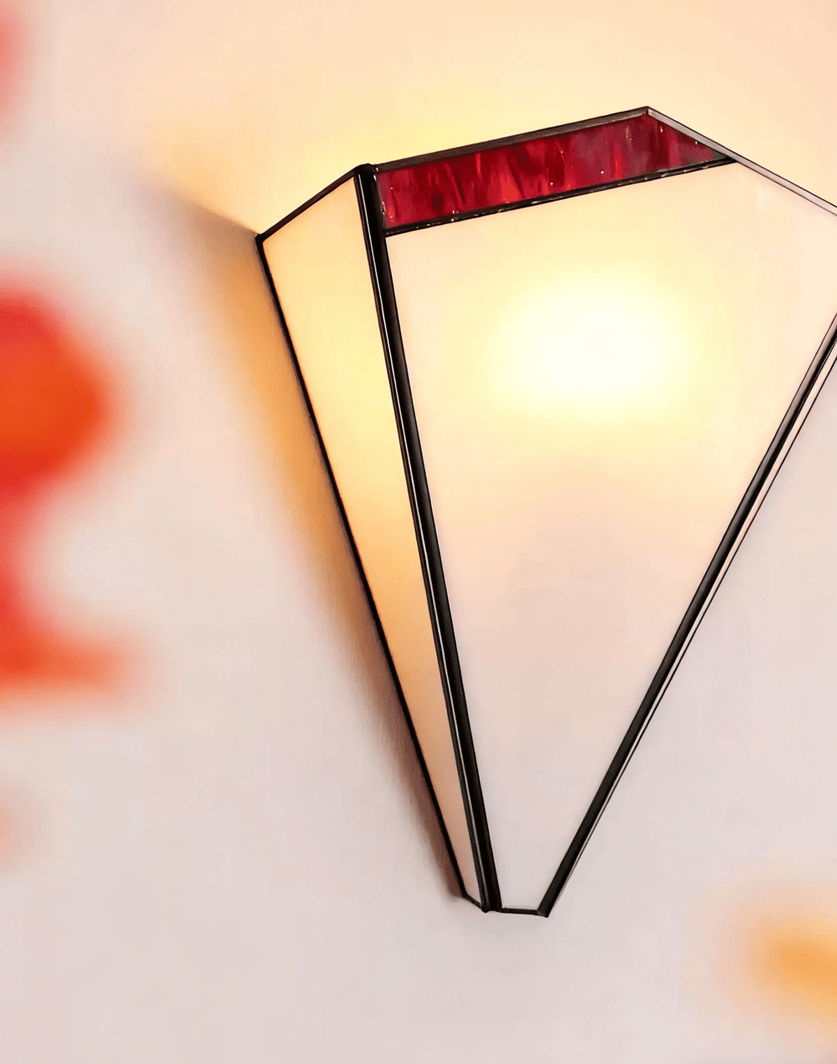 Lila aplique de pared Deco