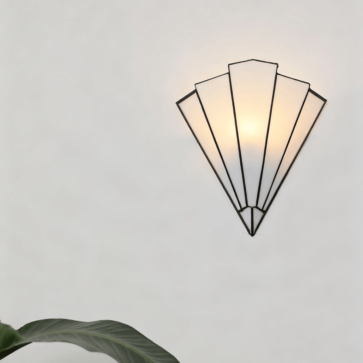 Lila aplique de pared Deco