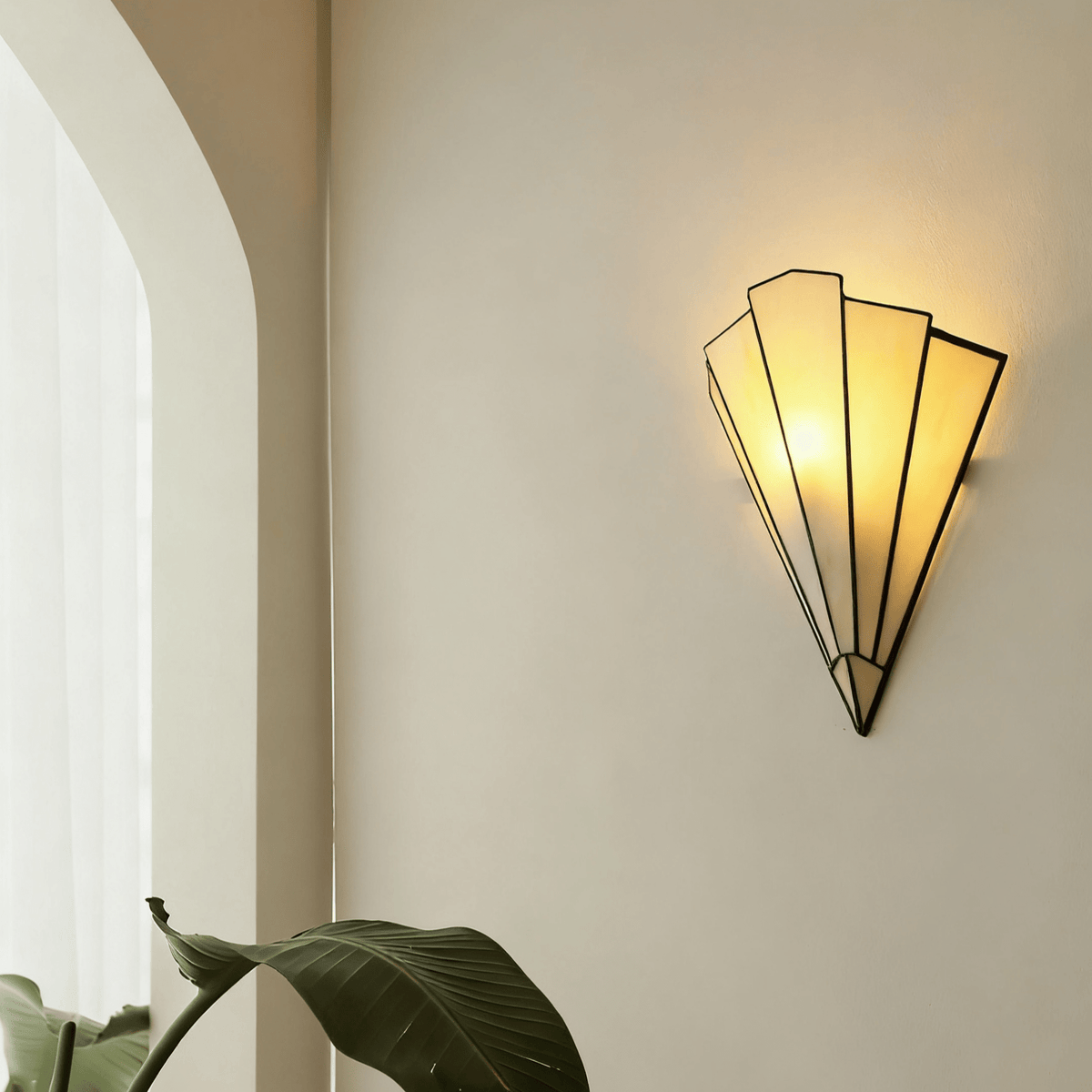 Lila aplique de pared Deco