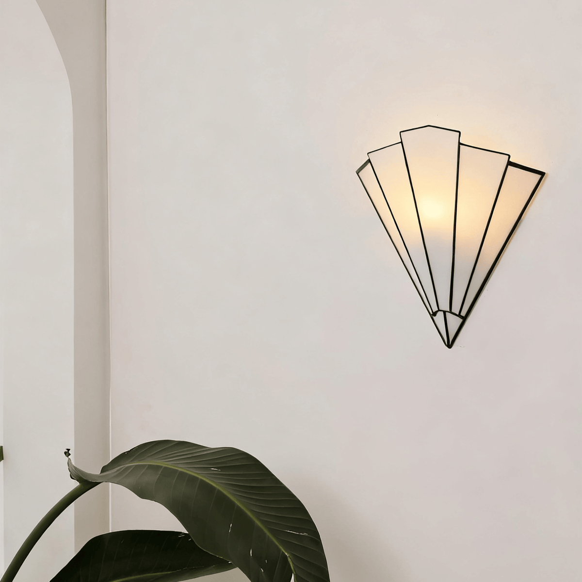 Lila aplique de pared Deco