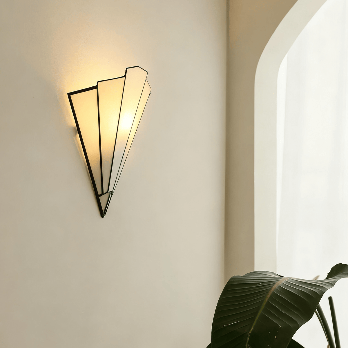 Lila aplique de pared Deco