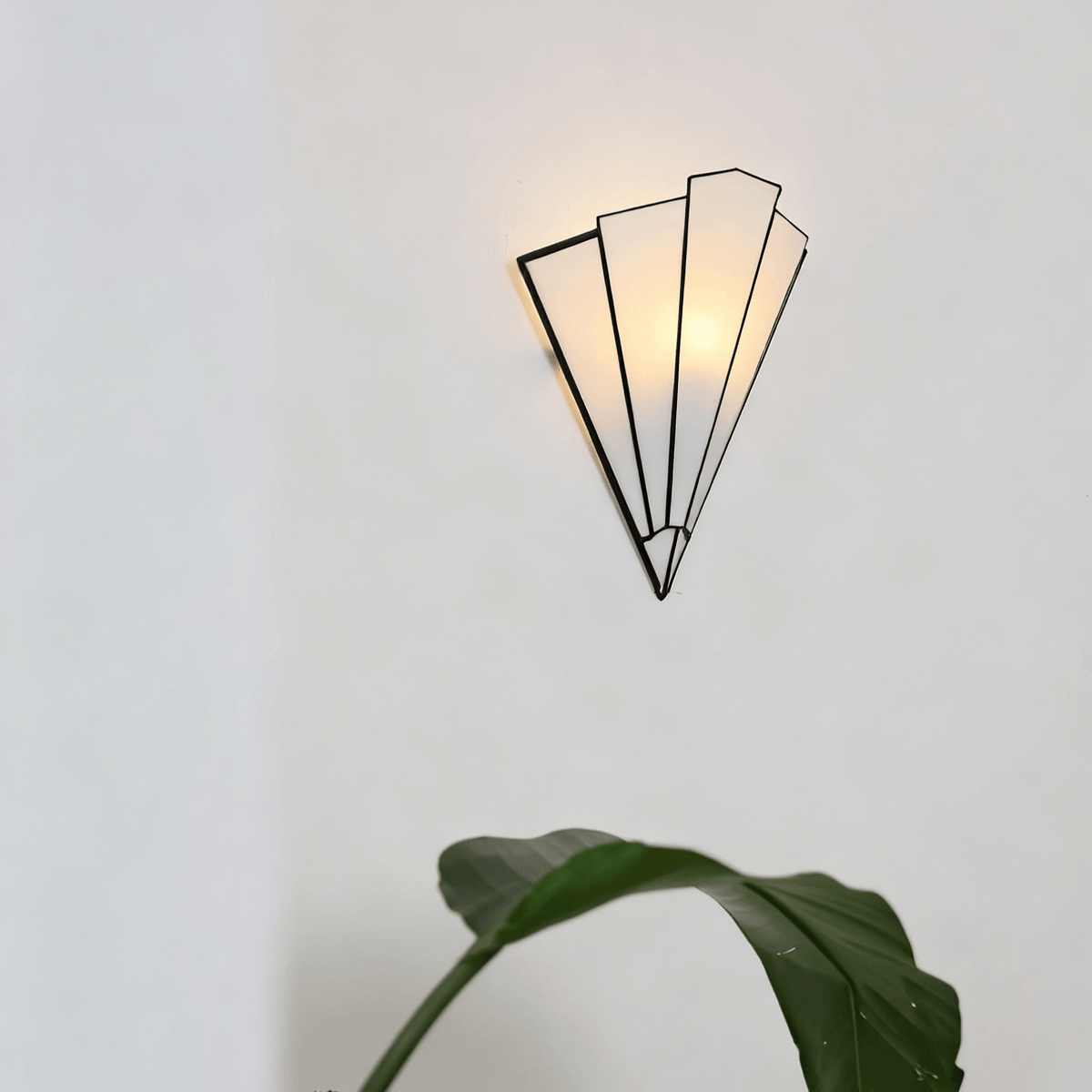 Lila aplique de pared Deco