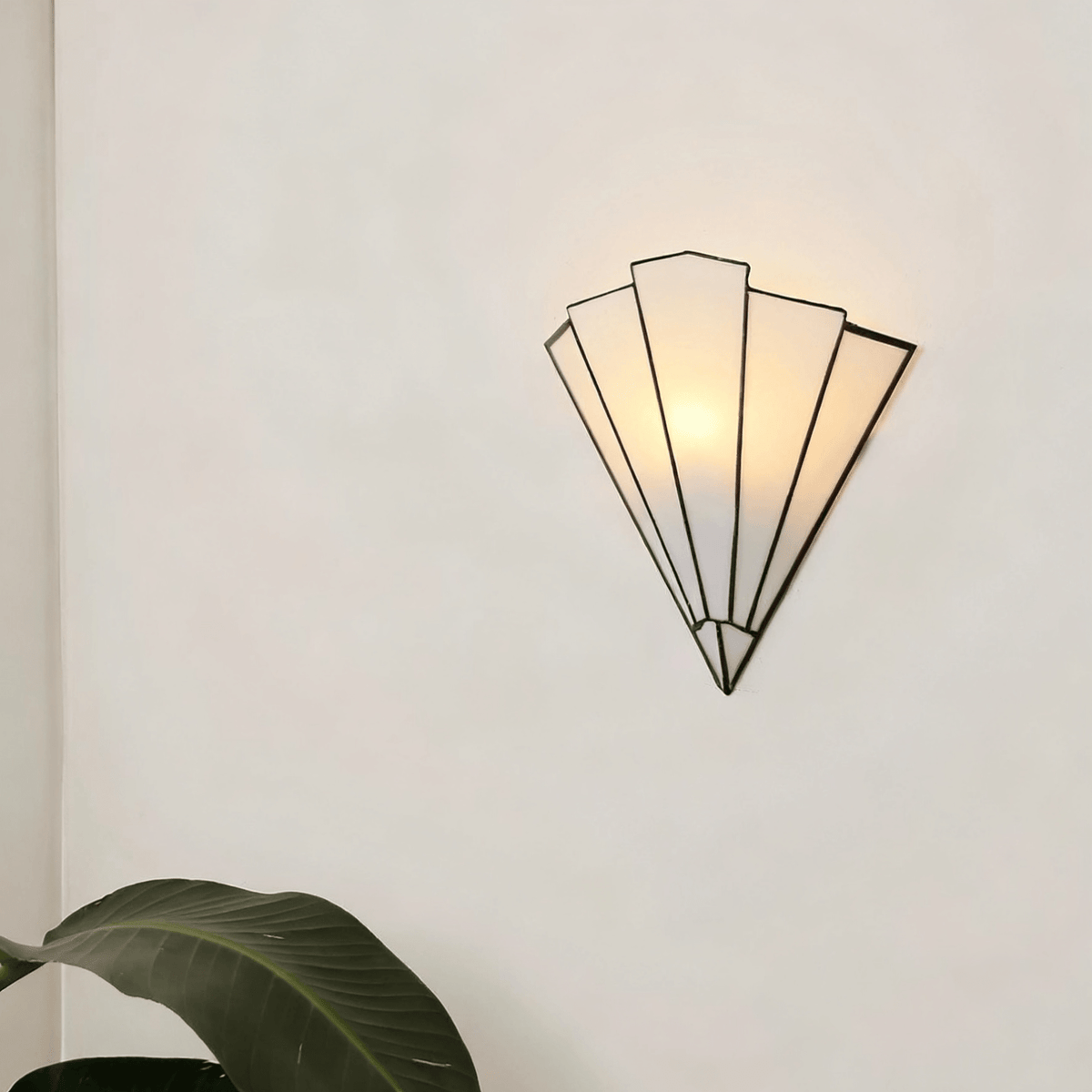 Lila aplique de pared Deco