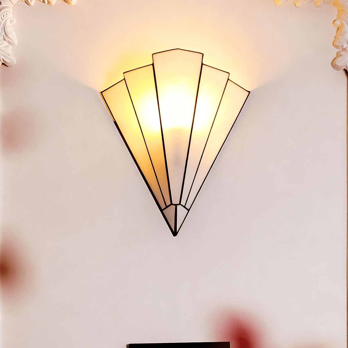 Lila aplique de pared Deco