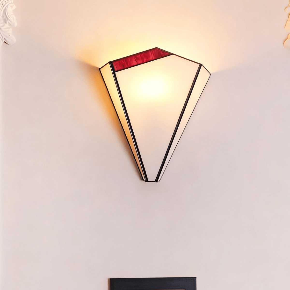 Lila aplique de pared Deco
