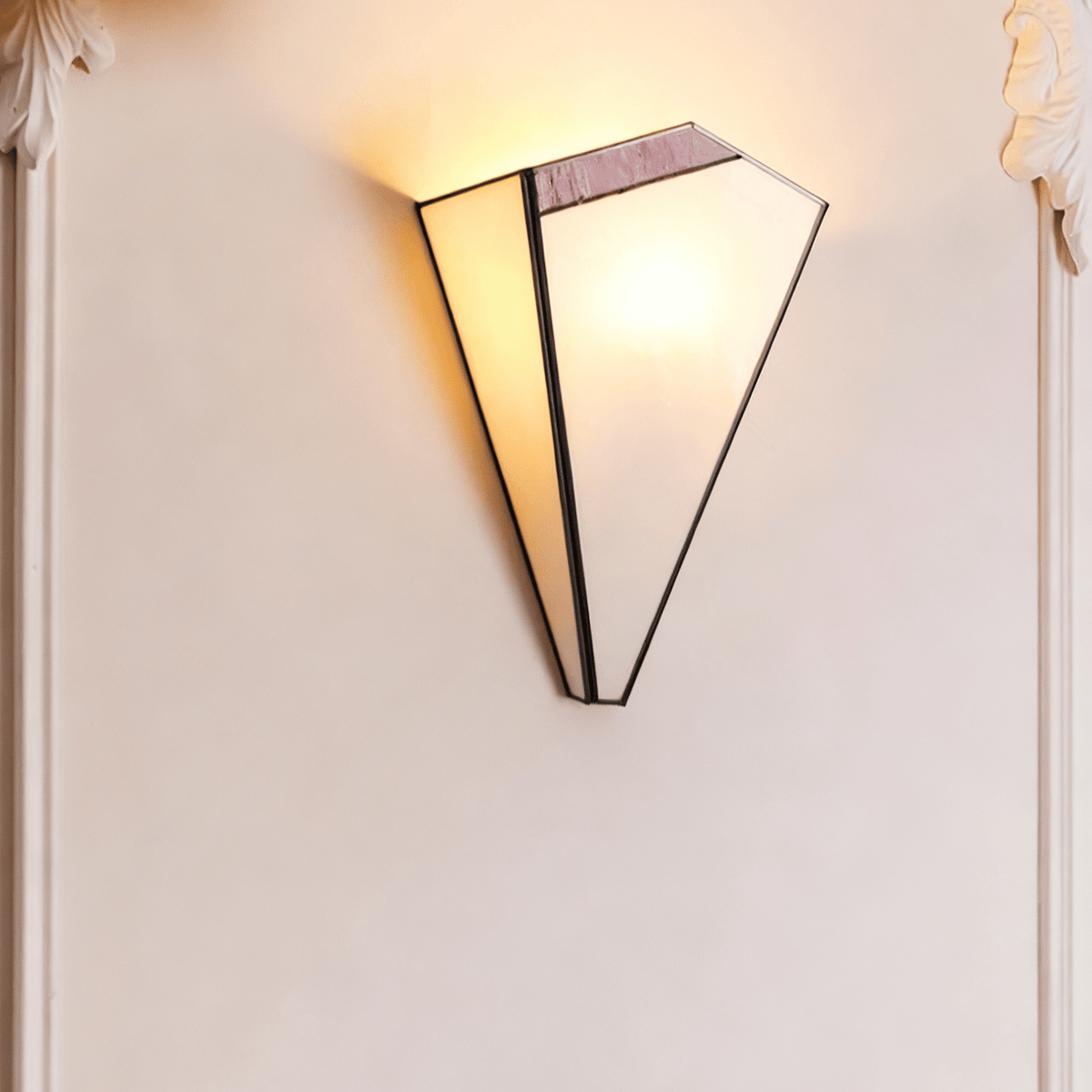 Lila aplique de pared Deco