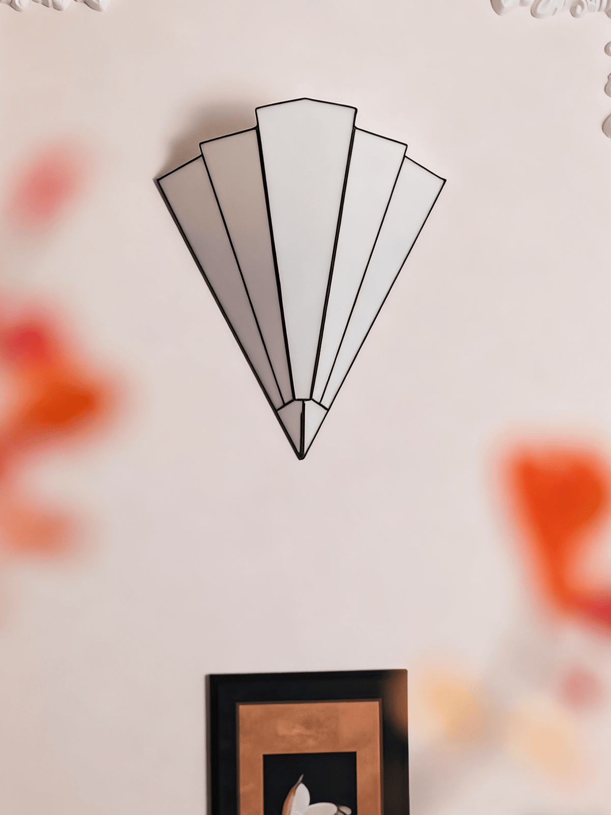 Lila aplique de pared Deco