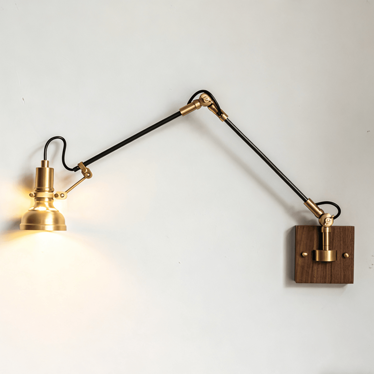 Jovlyn aplique de pared en madera