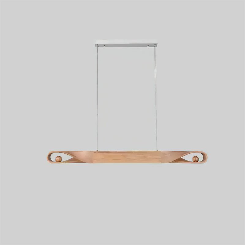 Lemior lámpara colgante de madera curvada minimalista