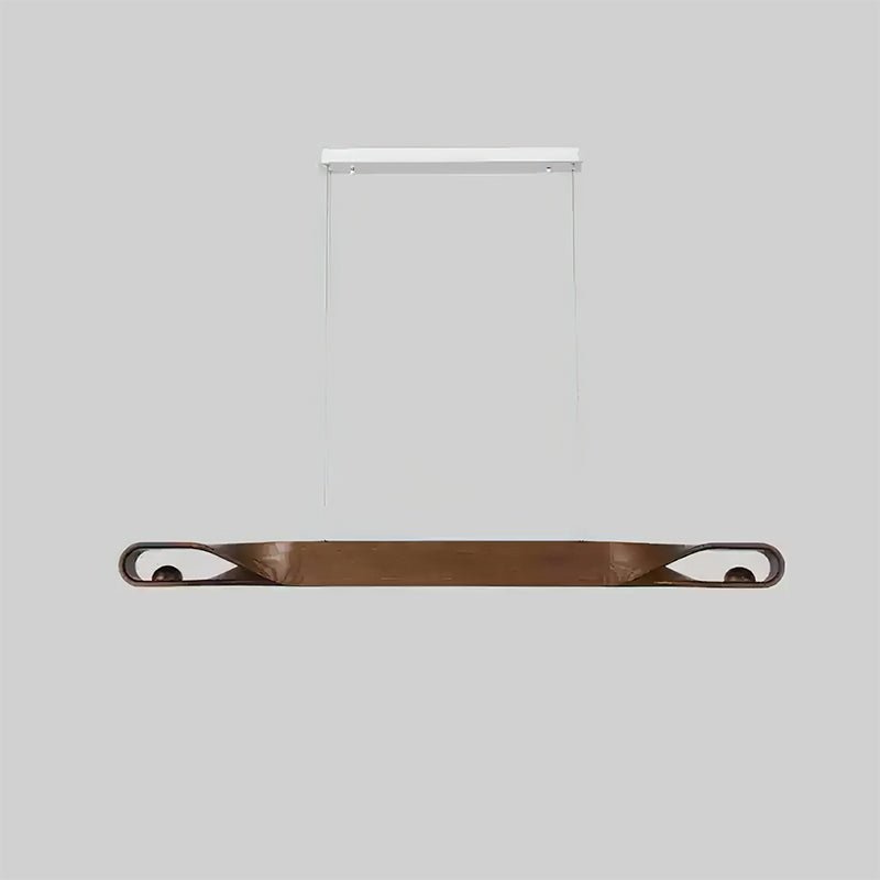 Lemior lámpara colgante de madera curvada minimalista
