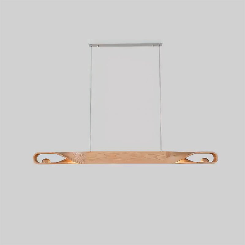 Lemior lámpara colgante de madera curvada minimalista