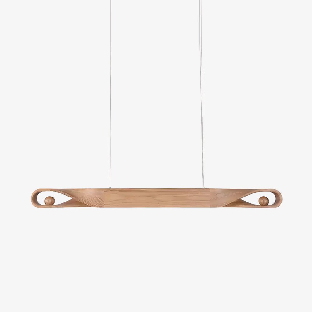 Lemior lámpara colgante de madera curvada minimalista