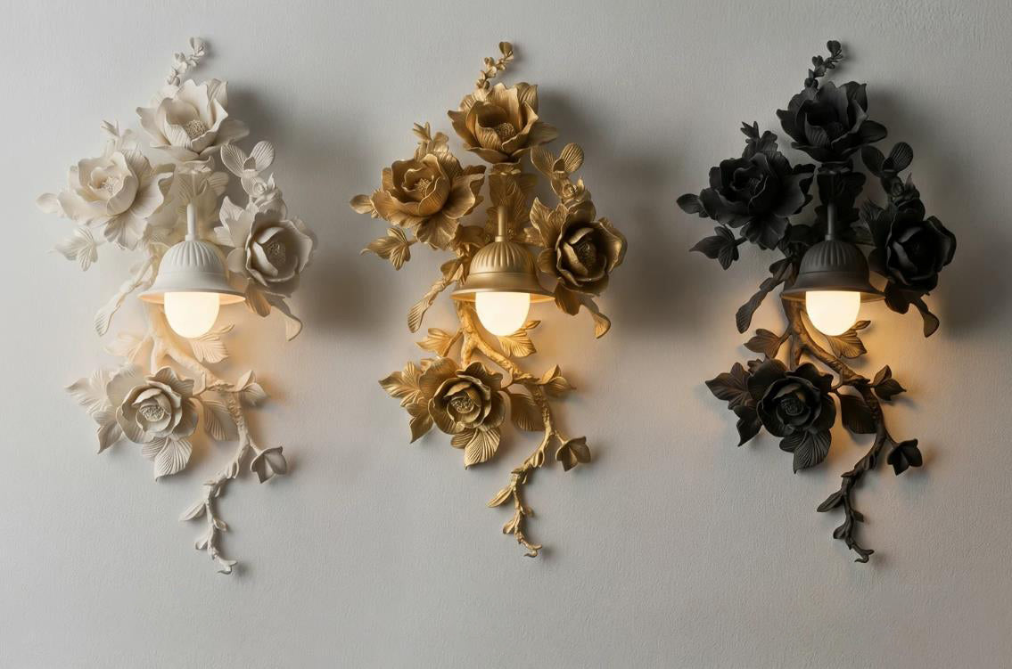 Gilded aplique de pared