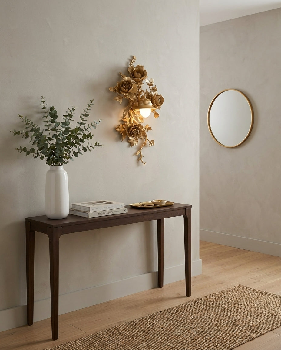 Gilded aplique de pared