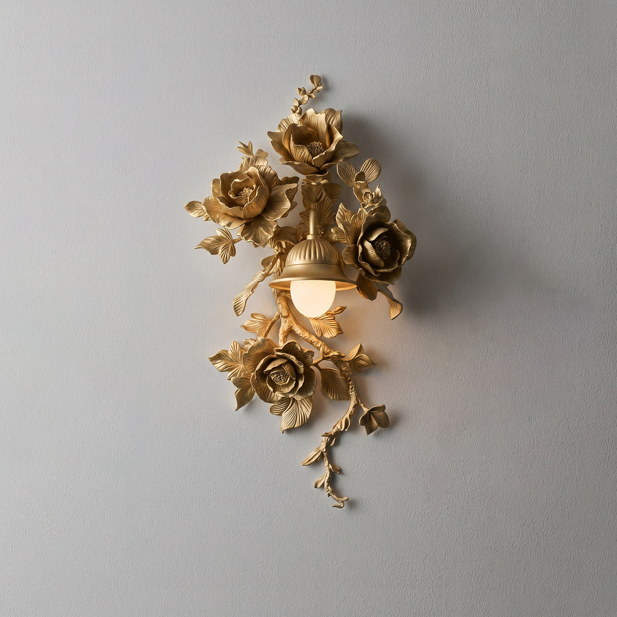 Gilded aplique de pared
