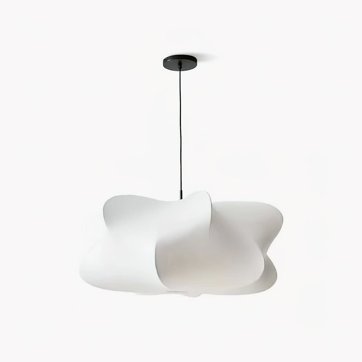 Luxe lámpara colgante contemporánea de seda