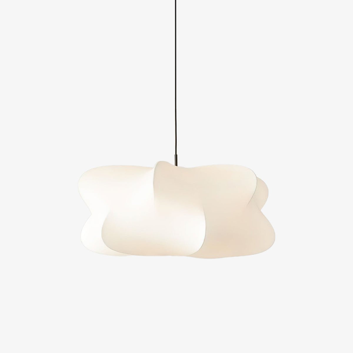 Luxe lámpara colgante contemporánea de seda