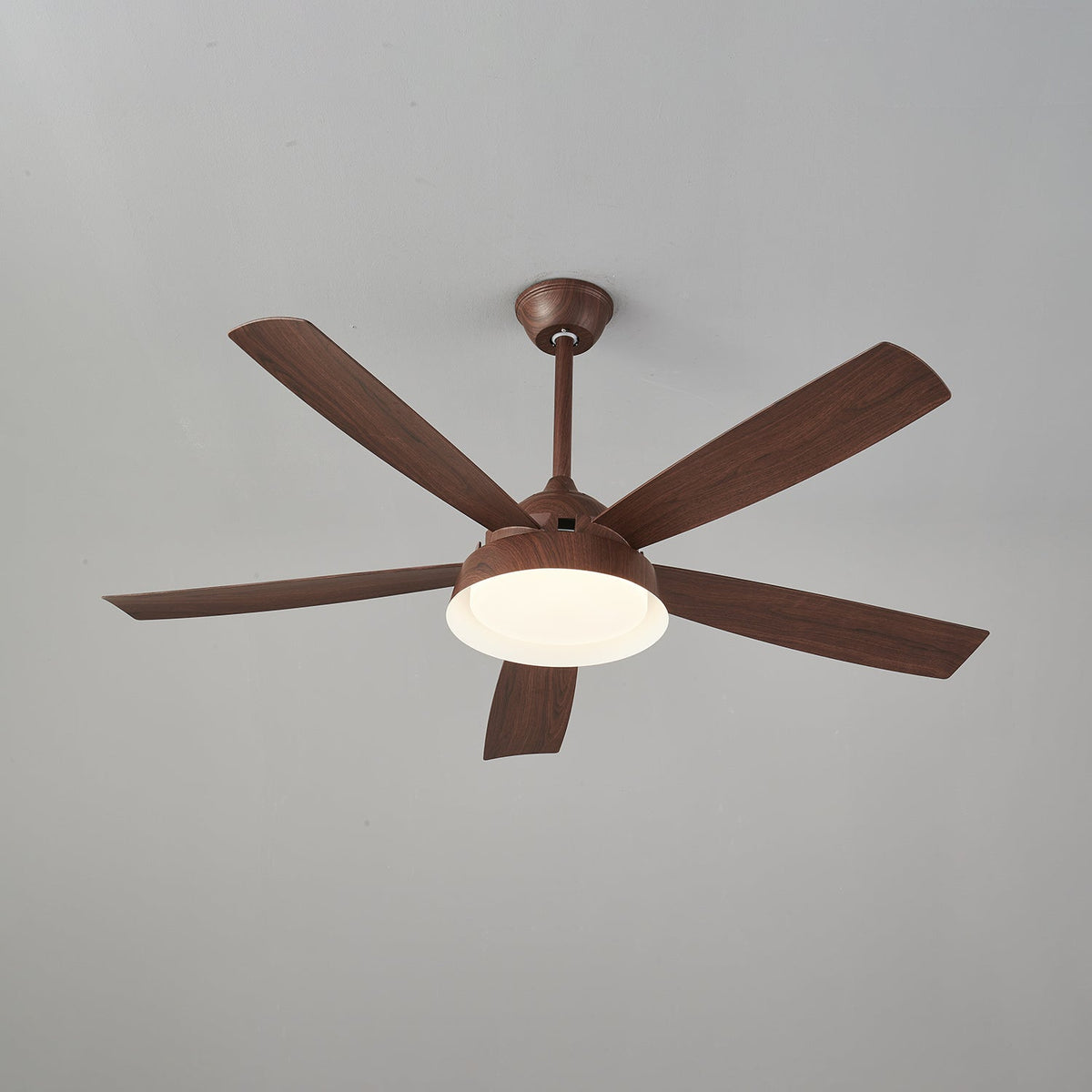 Orvino ventilador de techo con luz de madera