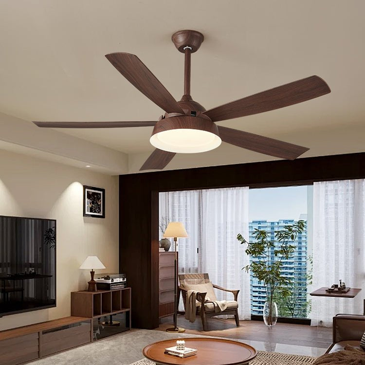 Orvino ventilador de techo con luz de madera
