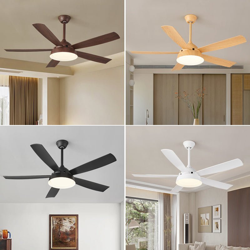 Orvino ventilador de techo con luz de madera