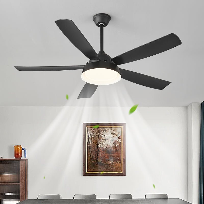 Orvino ventilador de techo con luz de madera
